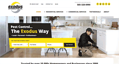 Desktop Screenshot of exodusexterminating.com