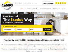 Tablet Screenshot of exodusexterminating.com